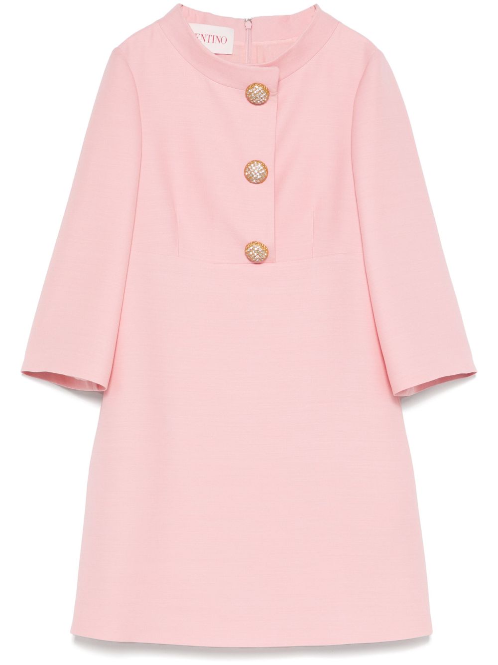 Wool and silk short dress