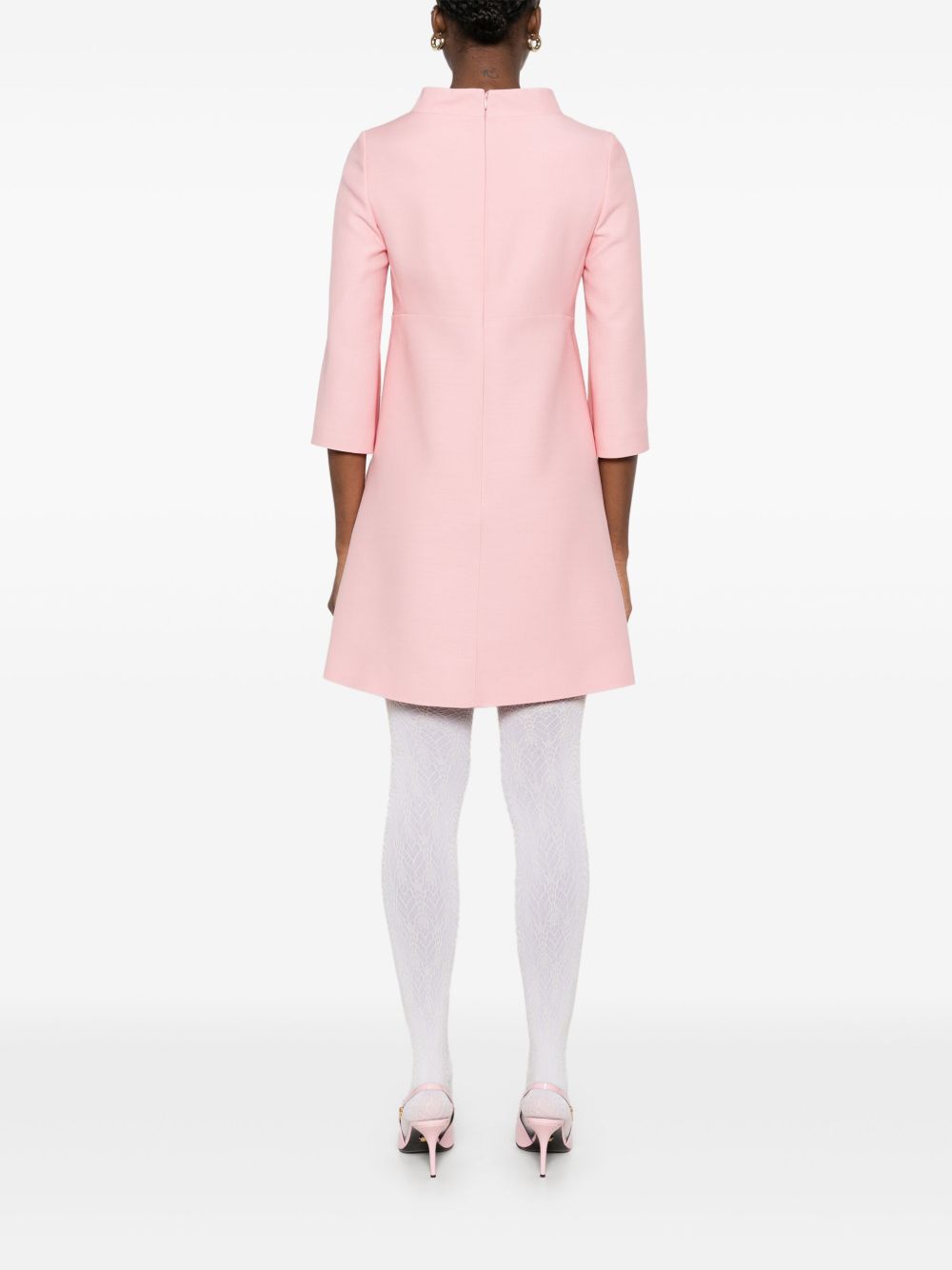Wool and silk short dress
