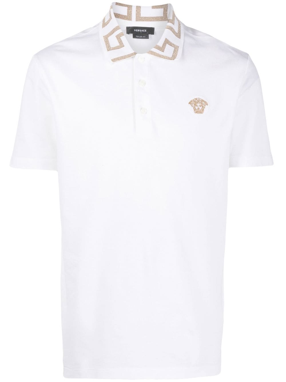 Greca organic cotton polo shirt