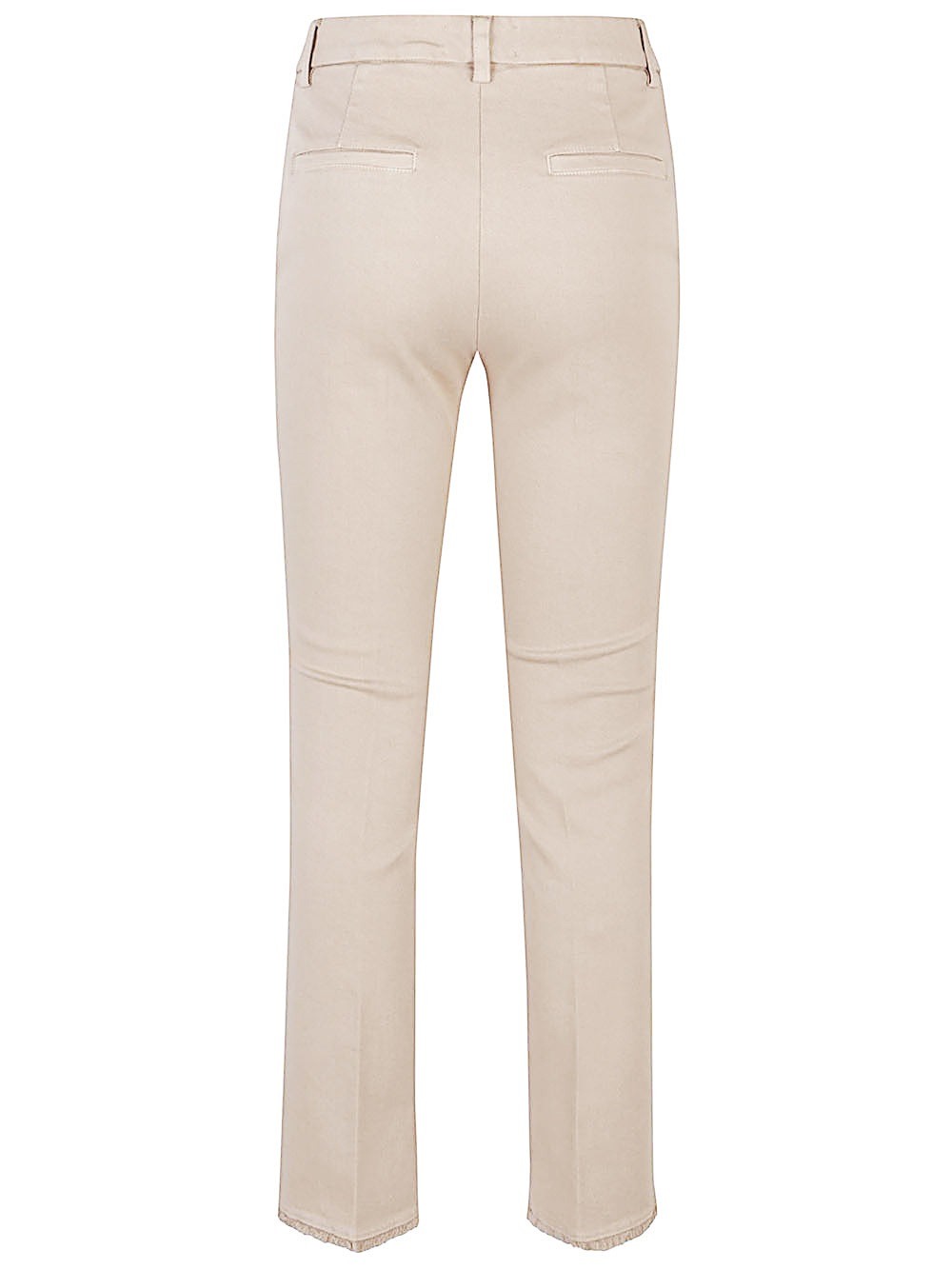 Cotton straigh-leg trousers