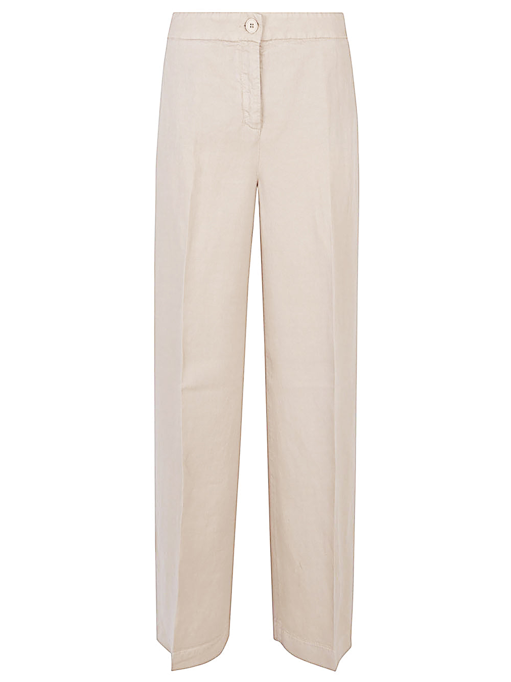 Linen blend trousers