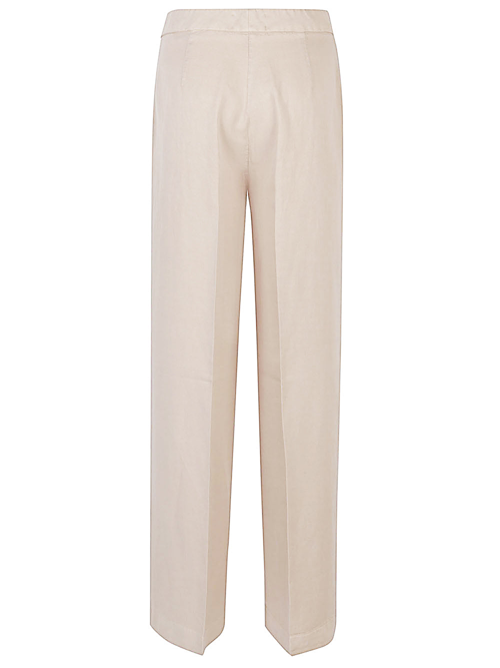 Linen blend trousers