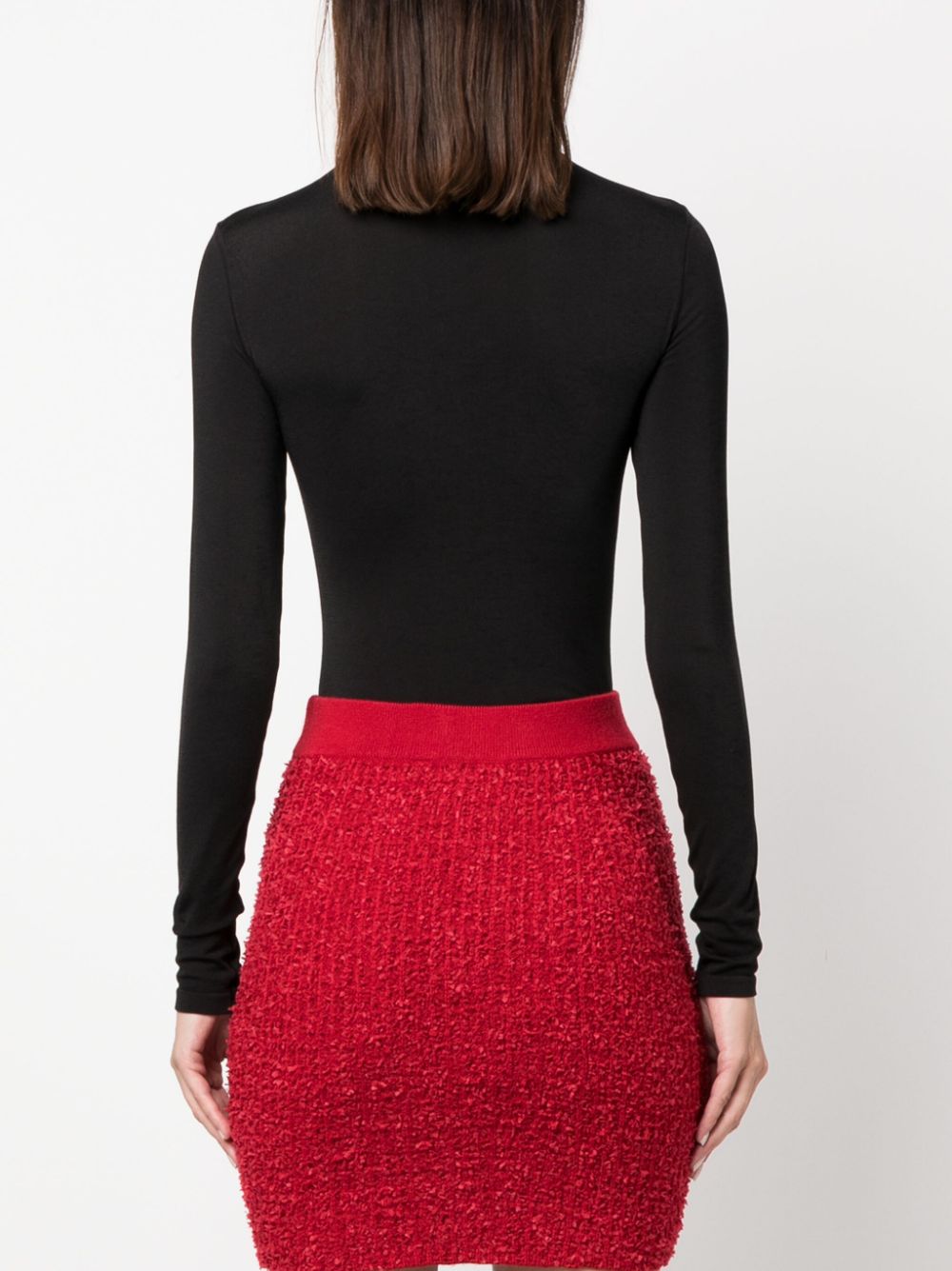 High-neck bodysuit