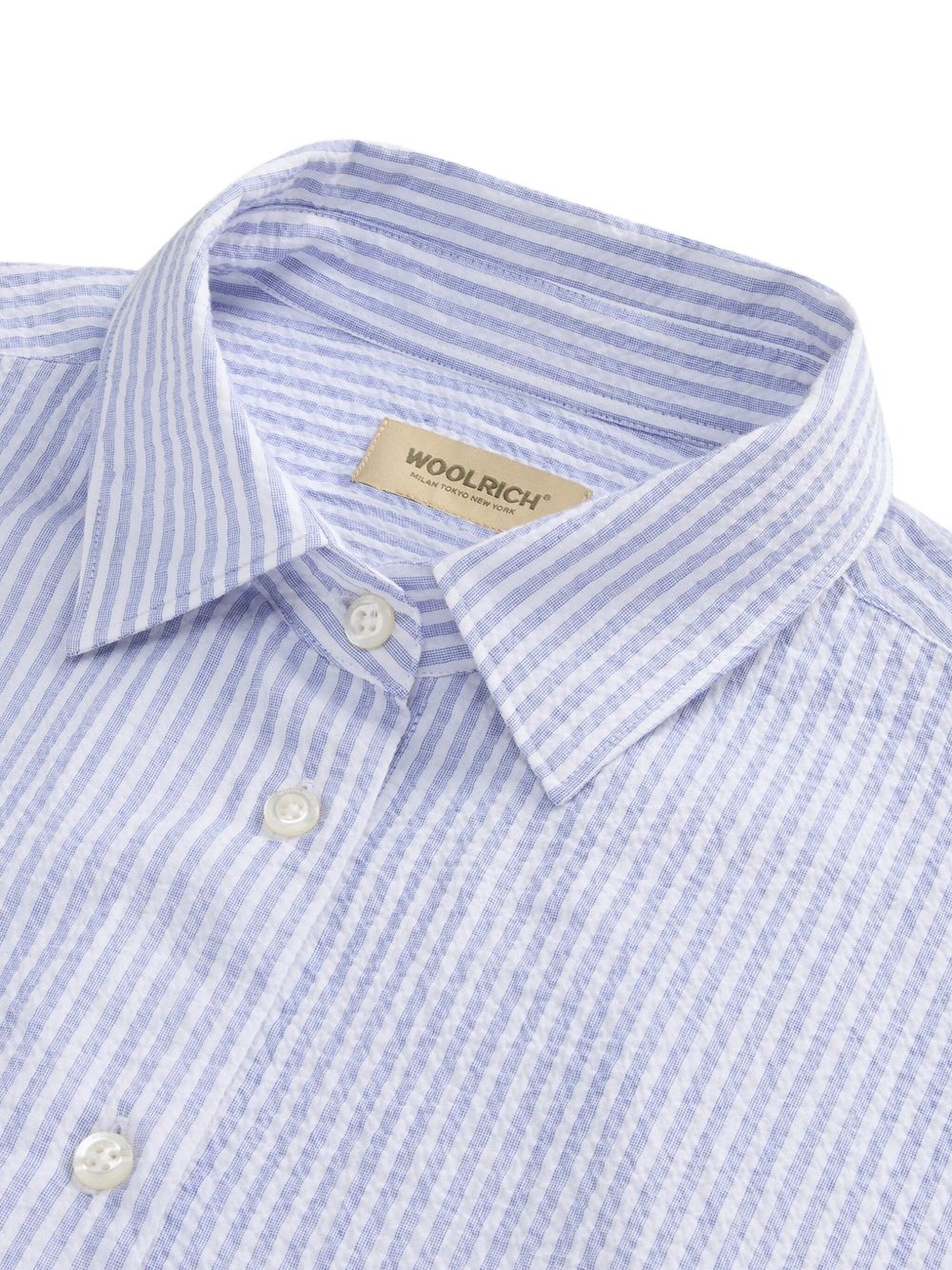 Seersucker cotton shirt