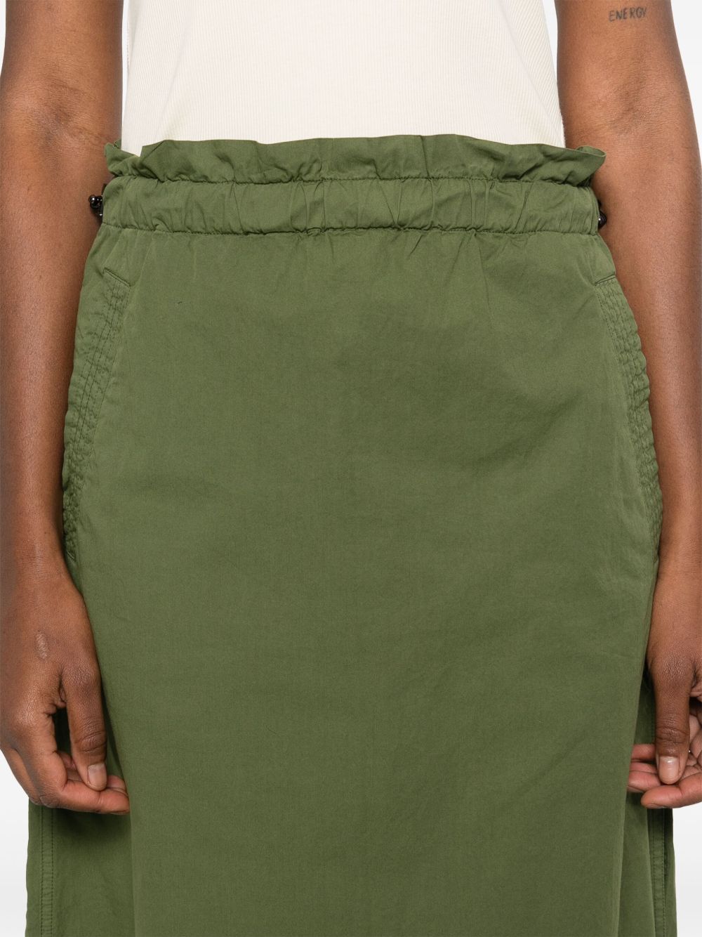 Cotton long skirt