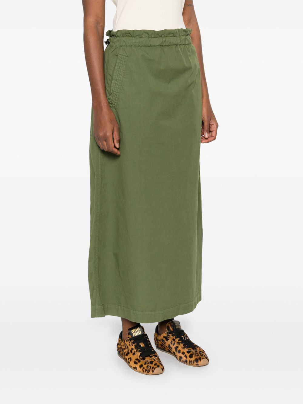 Cotton long skirt