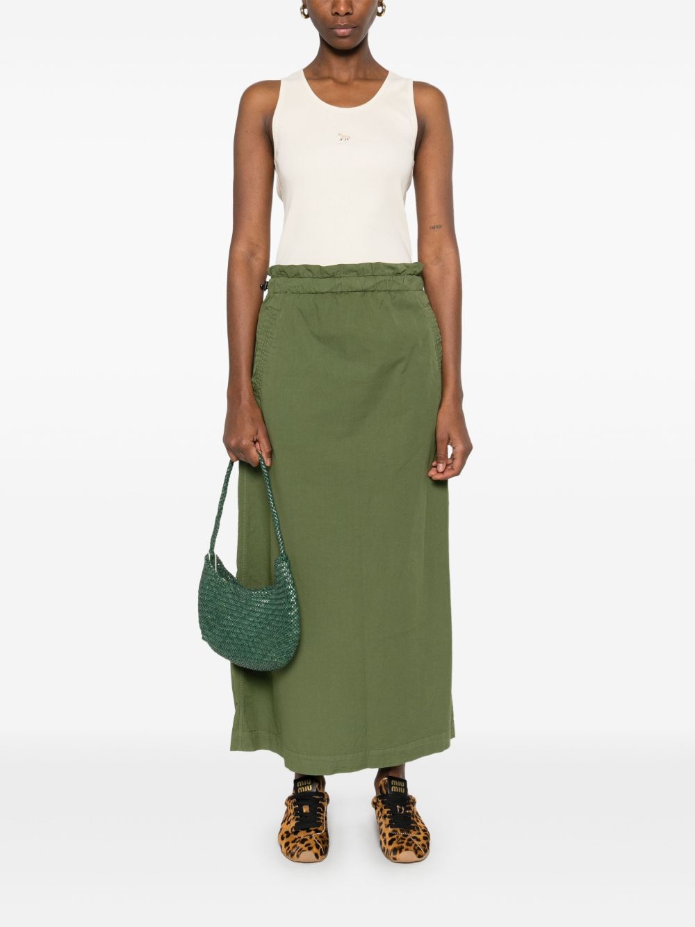 Cotton long skirt
