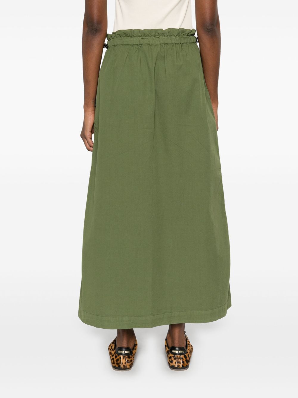 Cotton long skirt