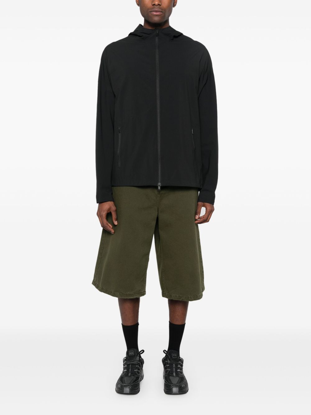 M run hooded jacket