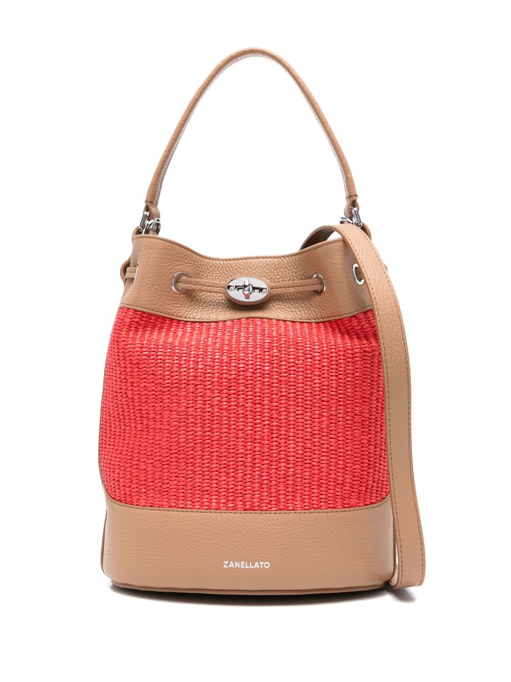Mondà vimini small bucket bag