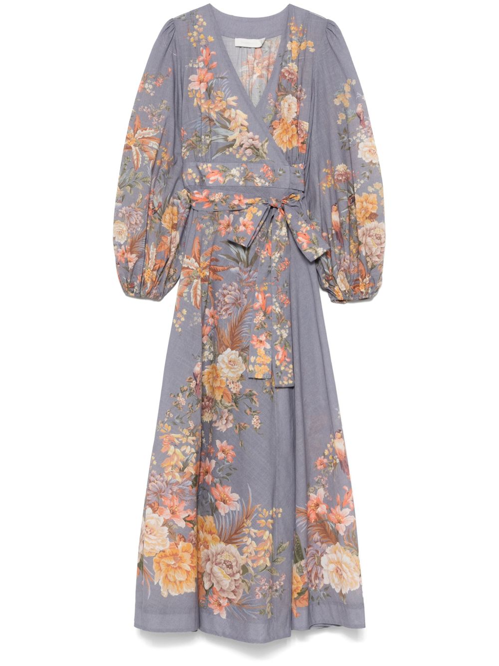 Tallow printed cotton midi dress