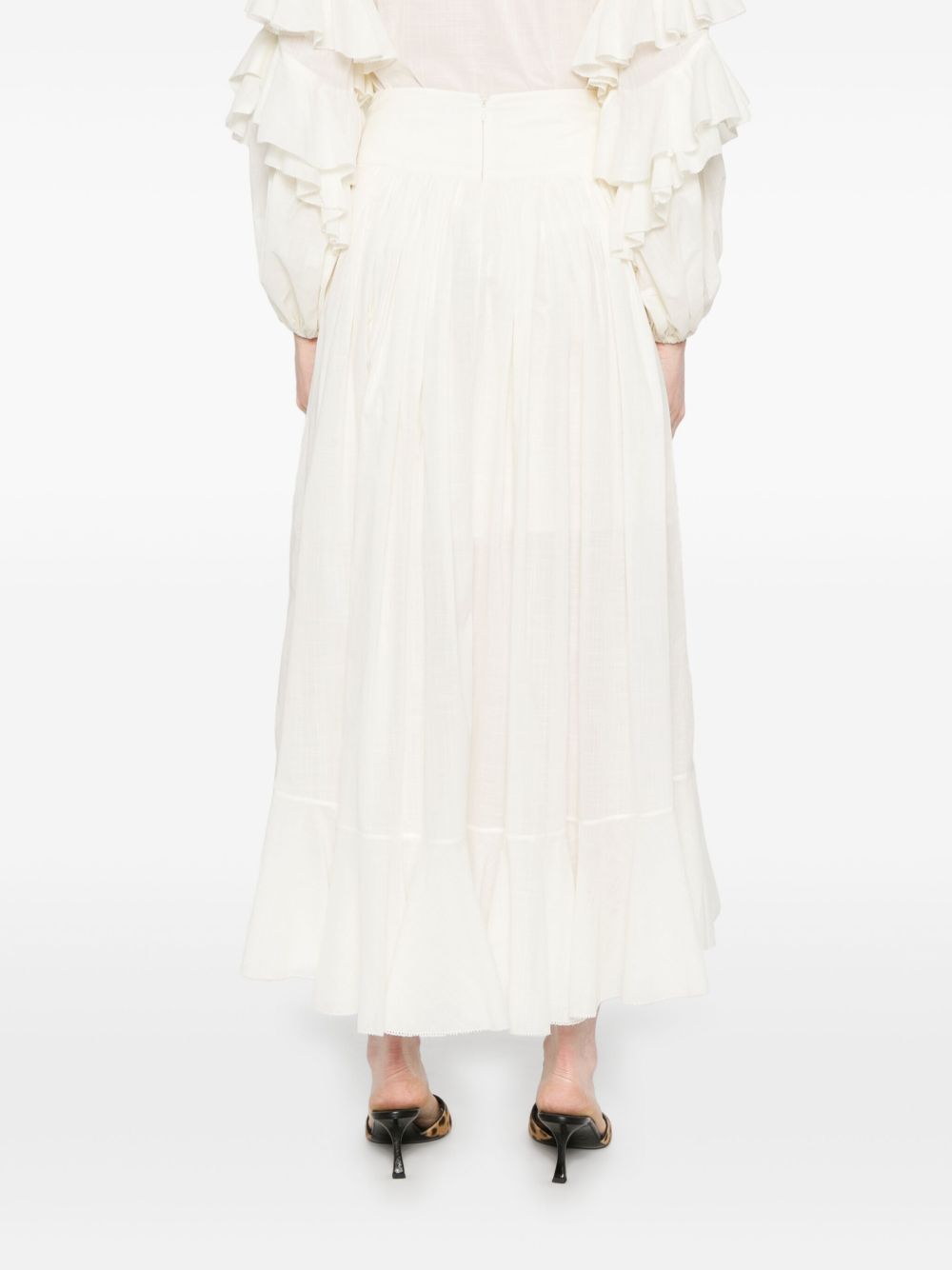 Acacia cotton maxi skirt