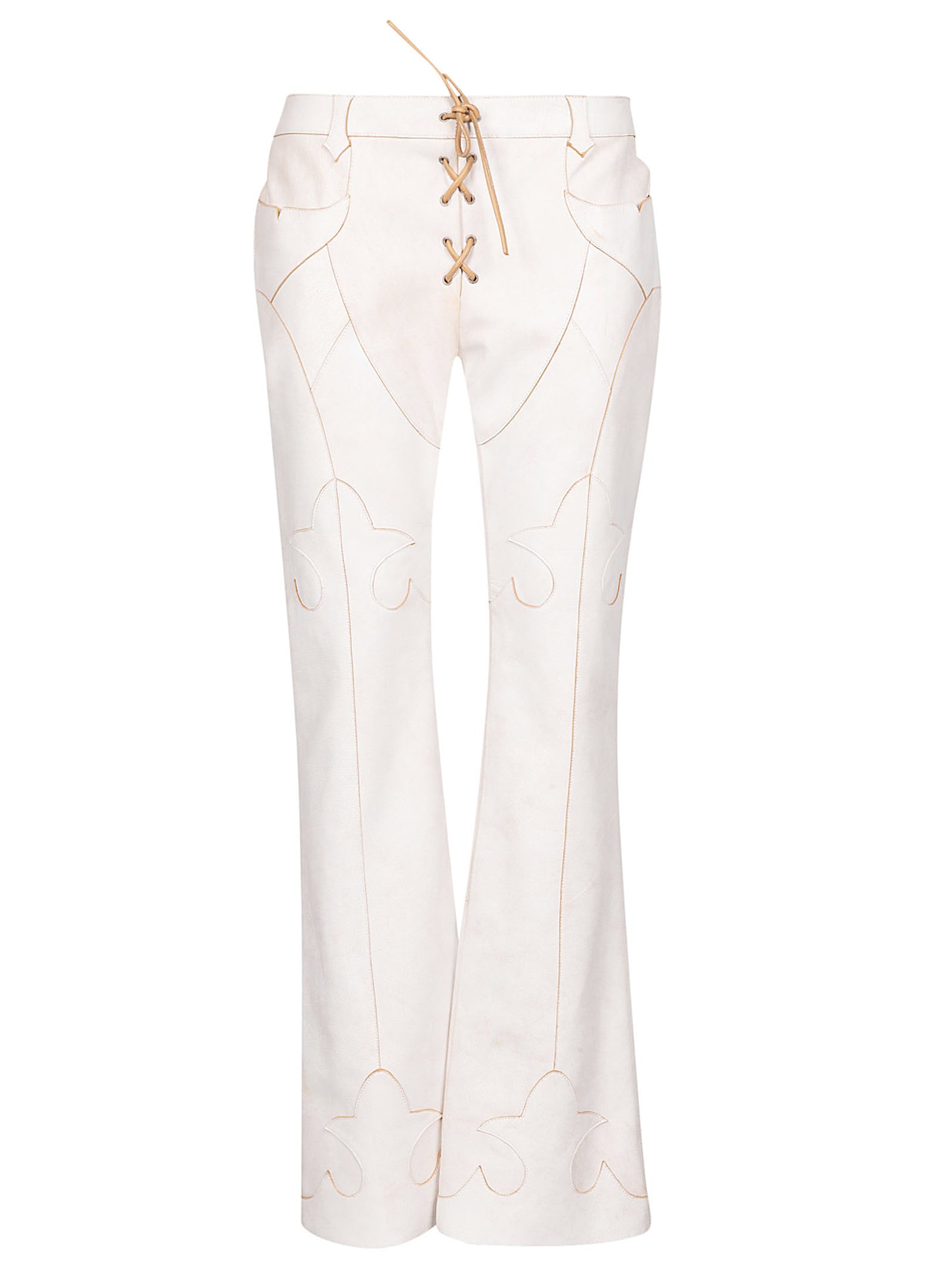 Flare leg trousers