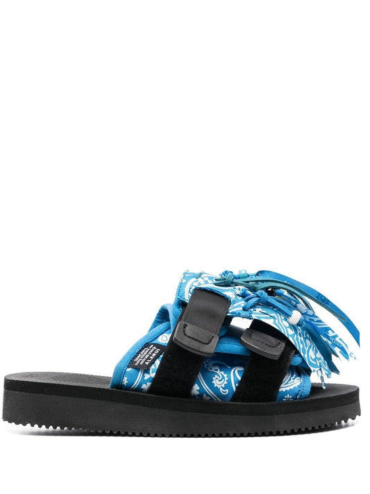 Alanui x suicoke moto fringed sandals