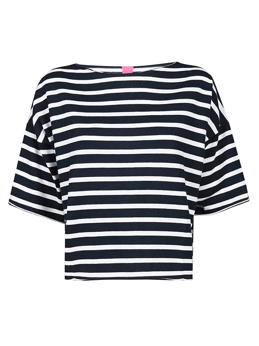 Cashmere blend striped tee