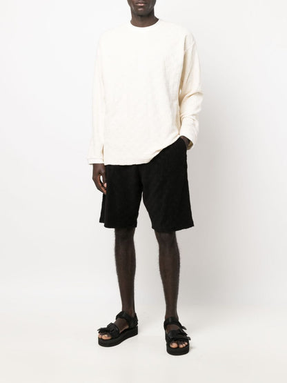 Cotton logo sweat shorts