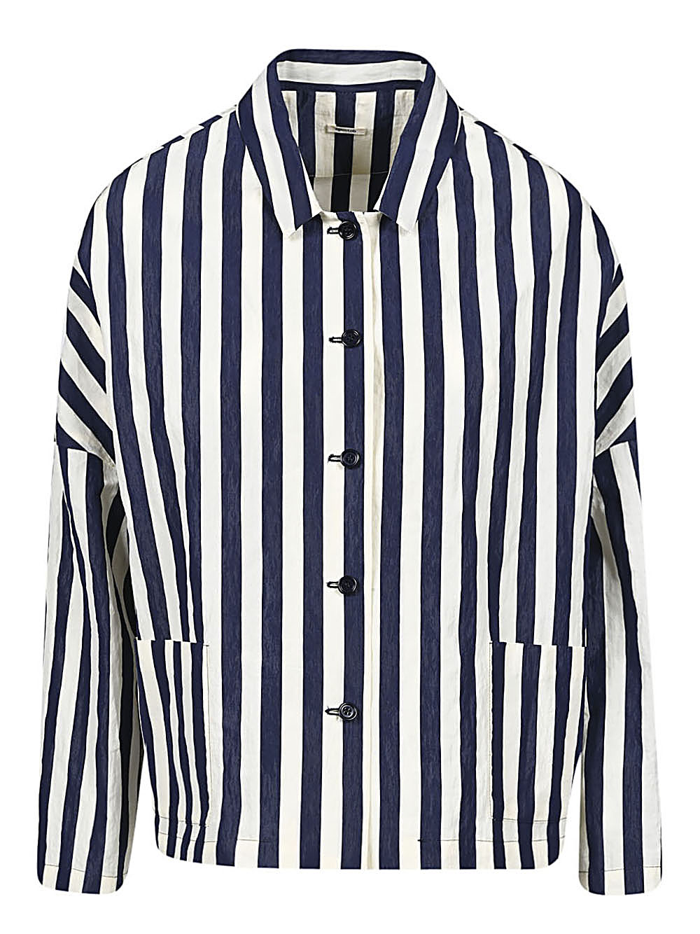 Cotton striped jacket