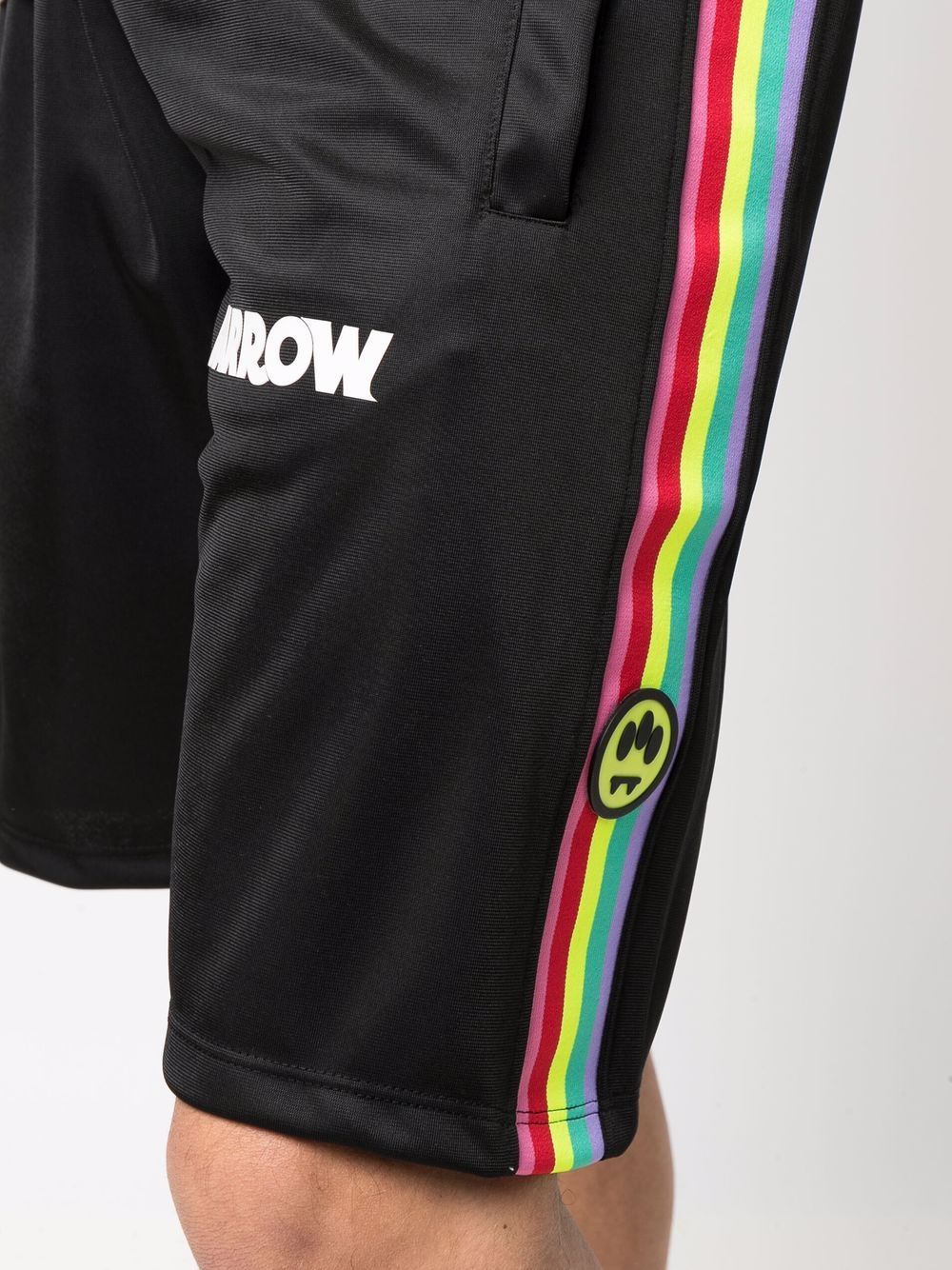 Nylon logo shorts