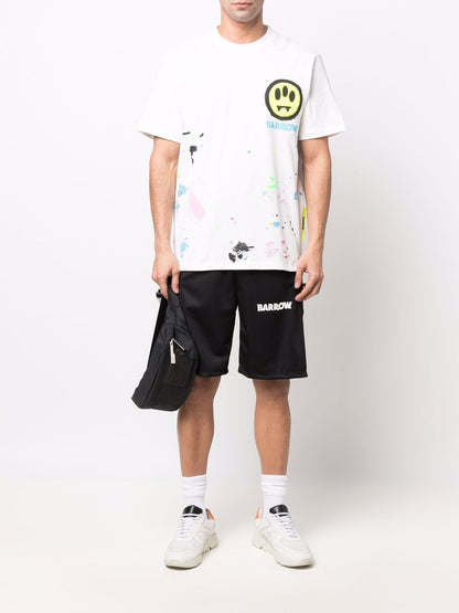 Nylon logo shorts