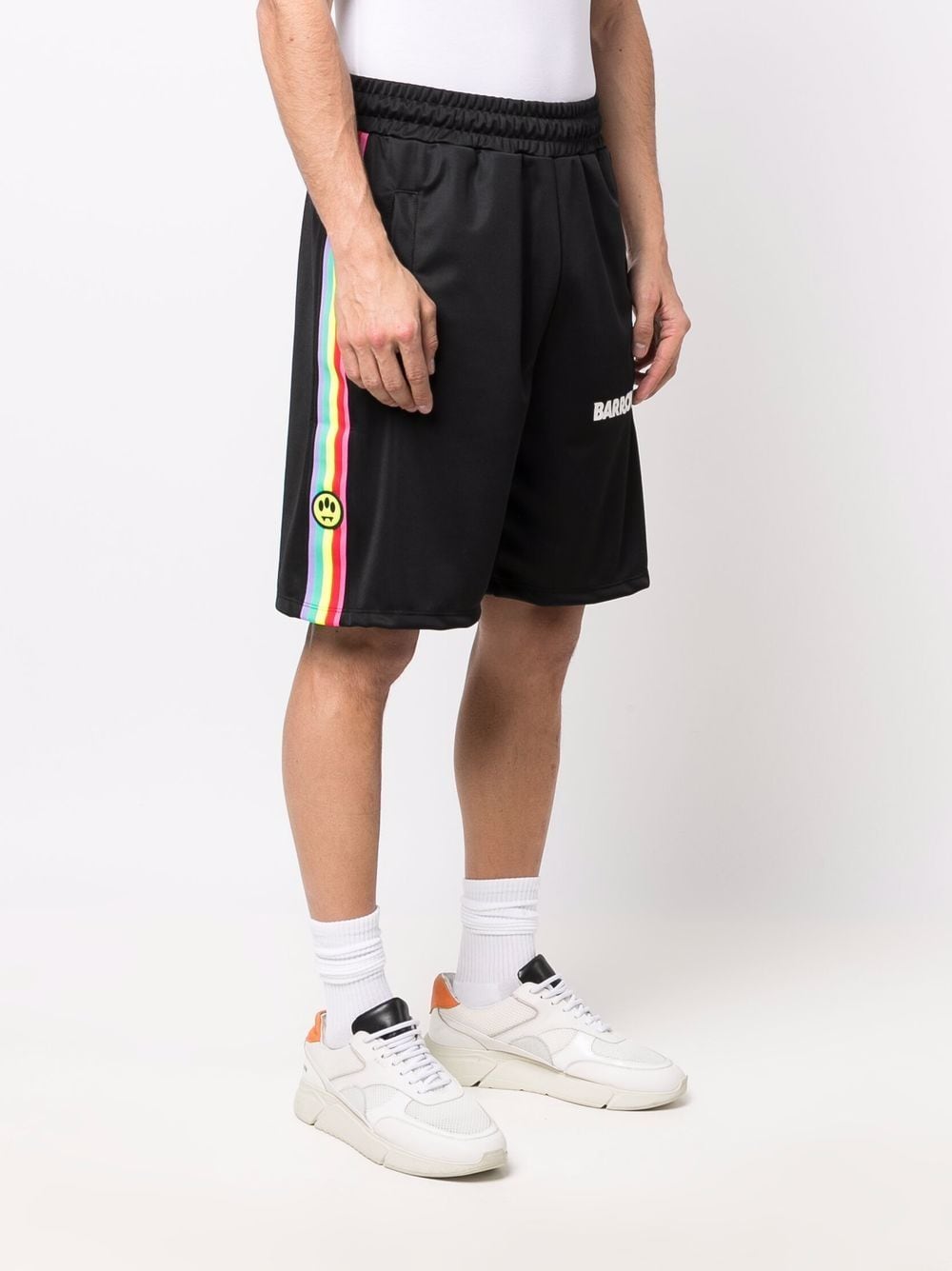 Nylon logo shorts