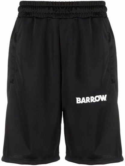 Nylon logo shorts