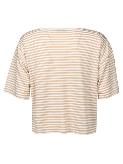 Striped cotton top