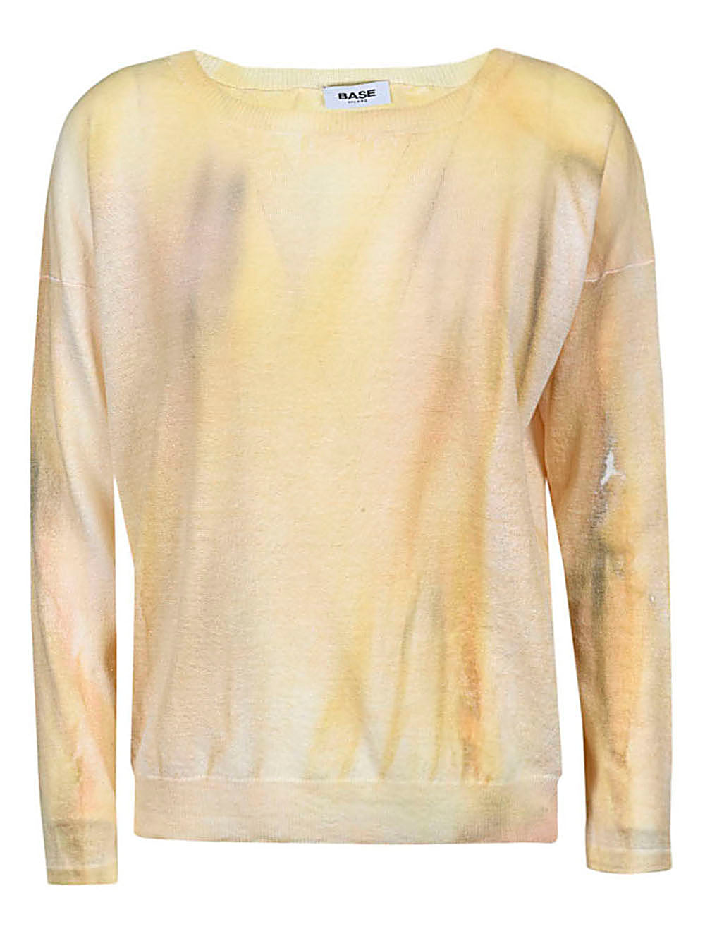 Cotton blend crewneck sweater