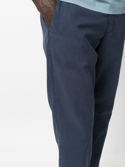 Slim cotton trousers