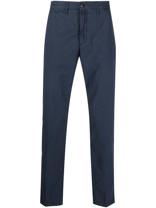 Slim cotton trousers