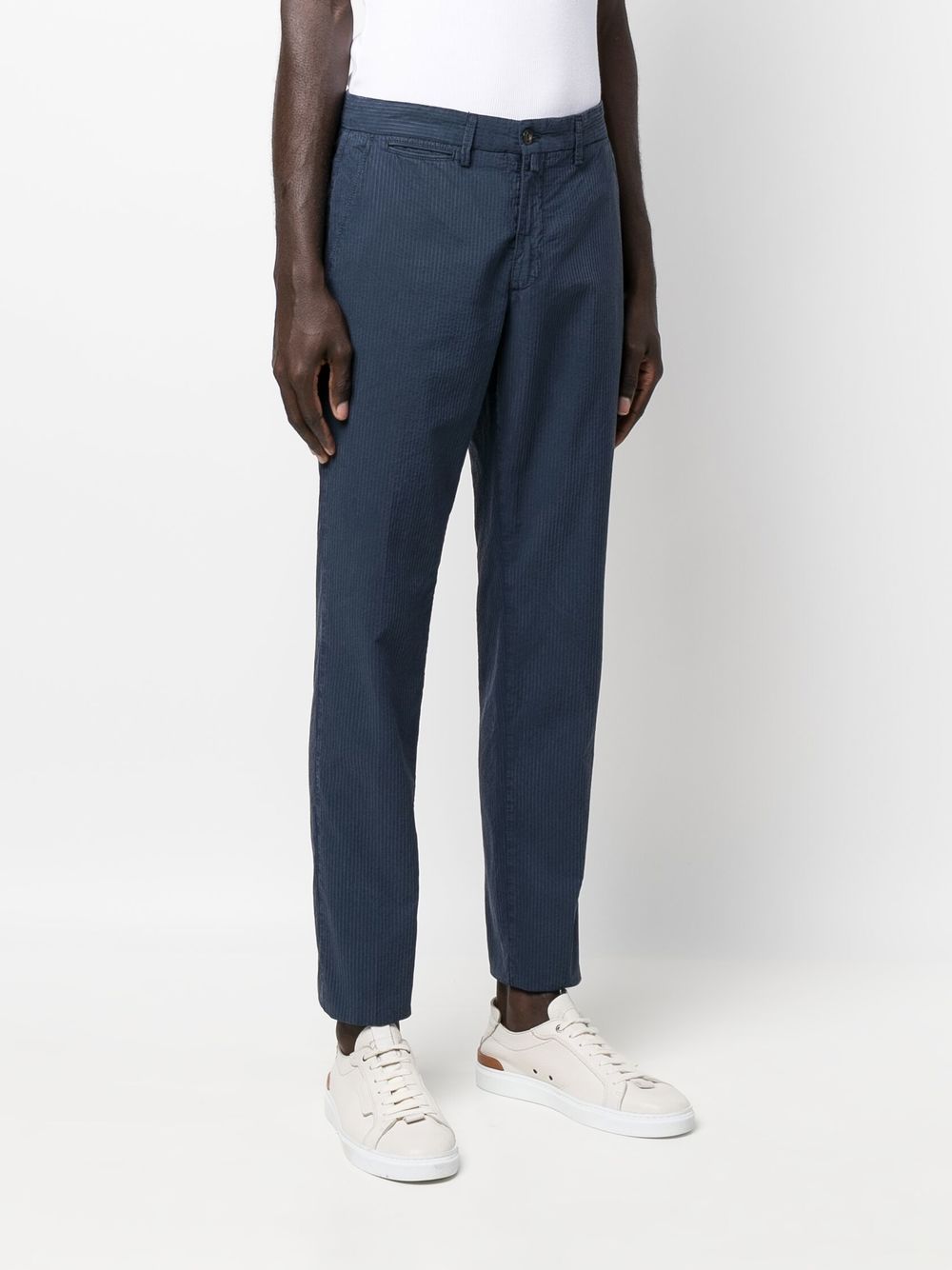 Slim cotton trousers