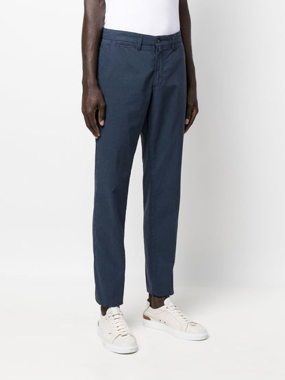 Slim cotton trousers