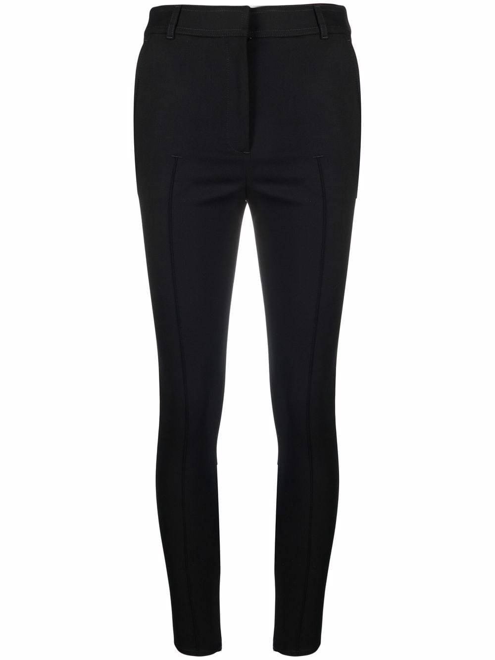 Skinny high-waisted trousers