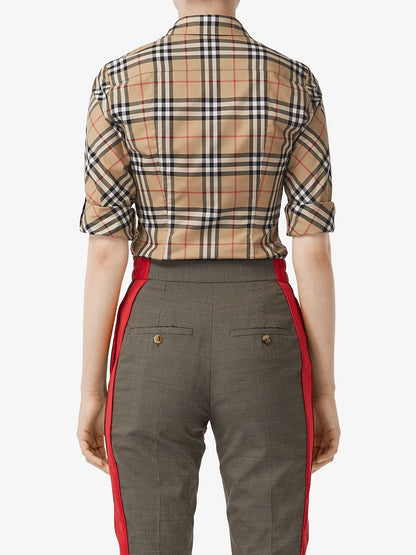 Checked cotton shirt