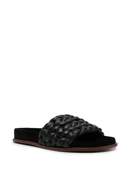 Kacey leather flat sandals