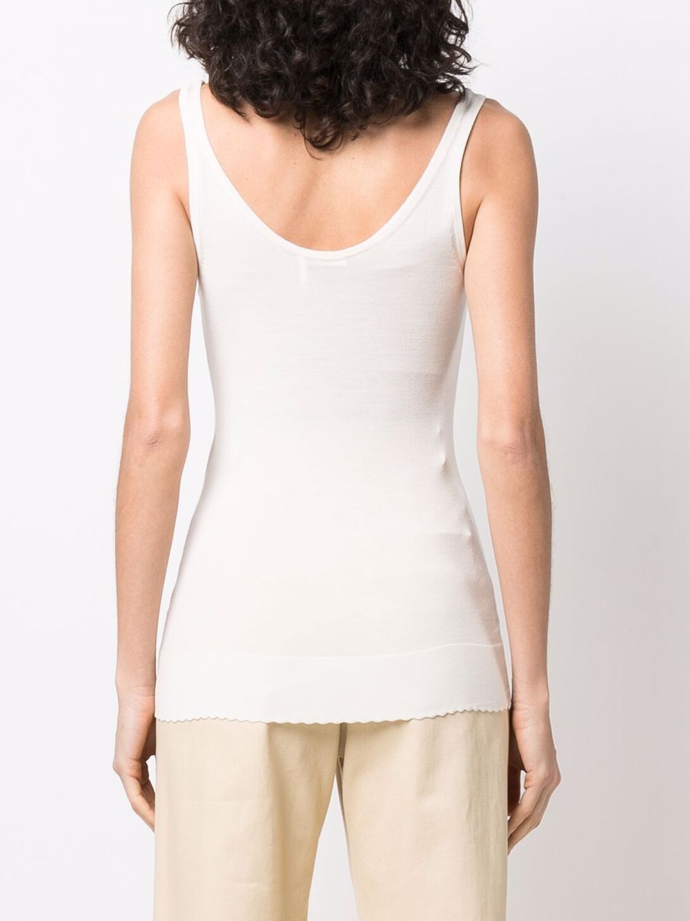 Wool sleeveless top