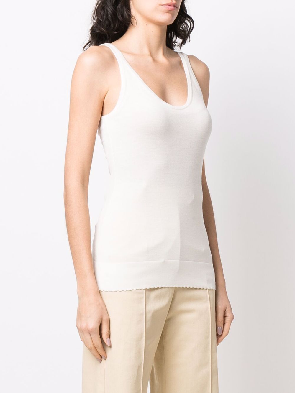 Wool sleeveless top