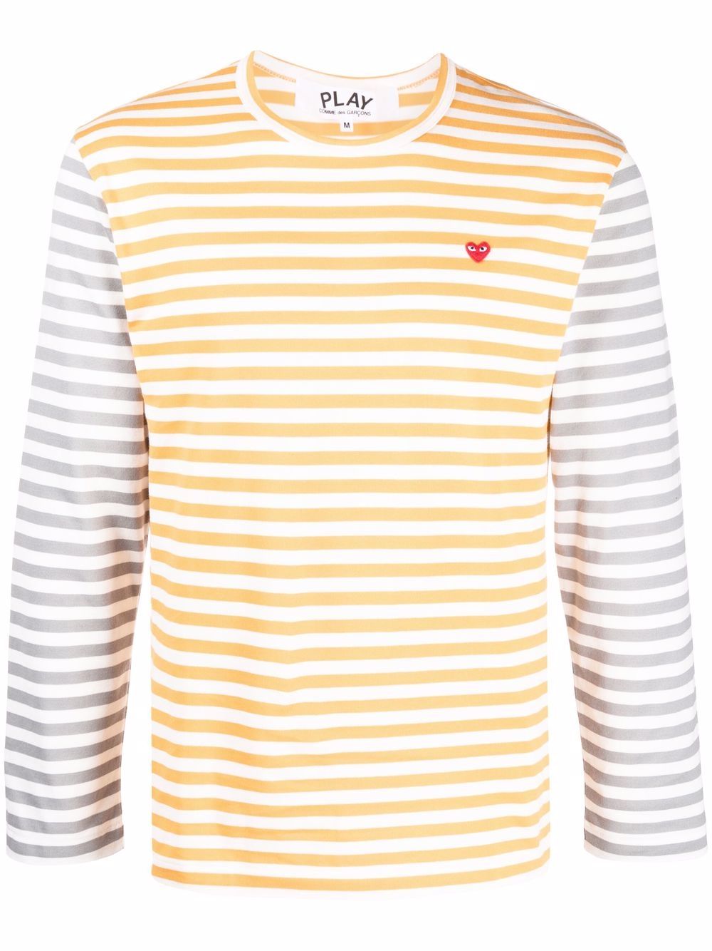 Logo striped long sleeve t-shirt