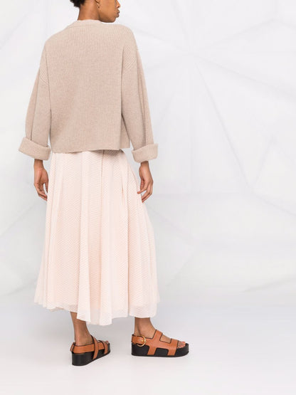 Cotton a-line skirt