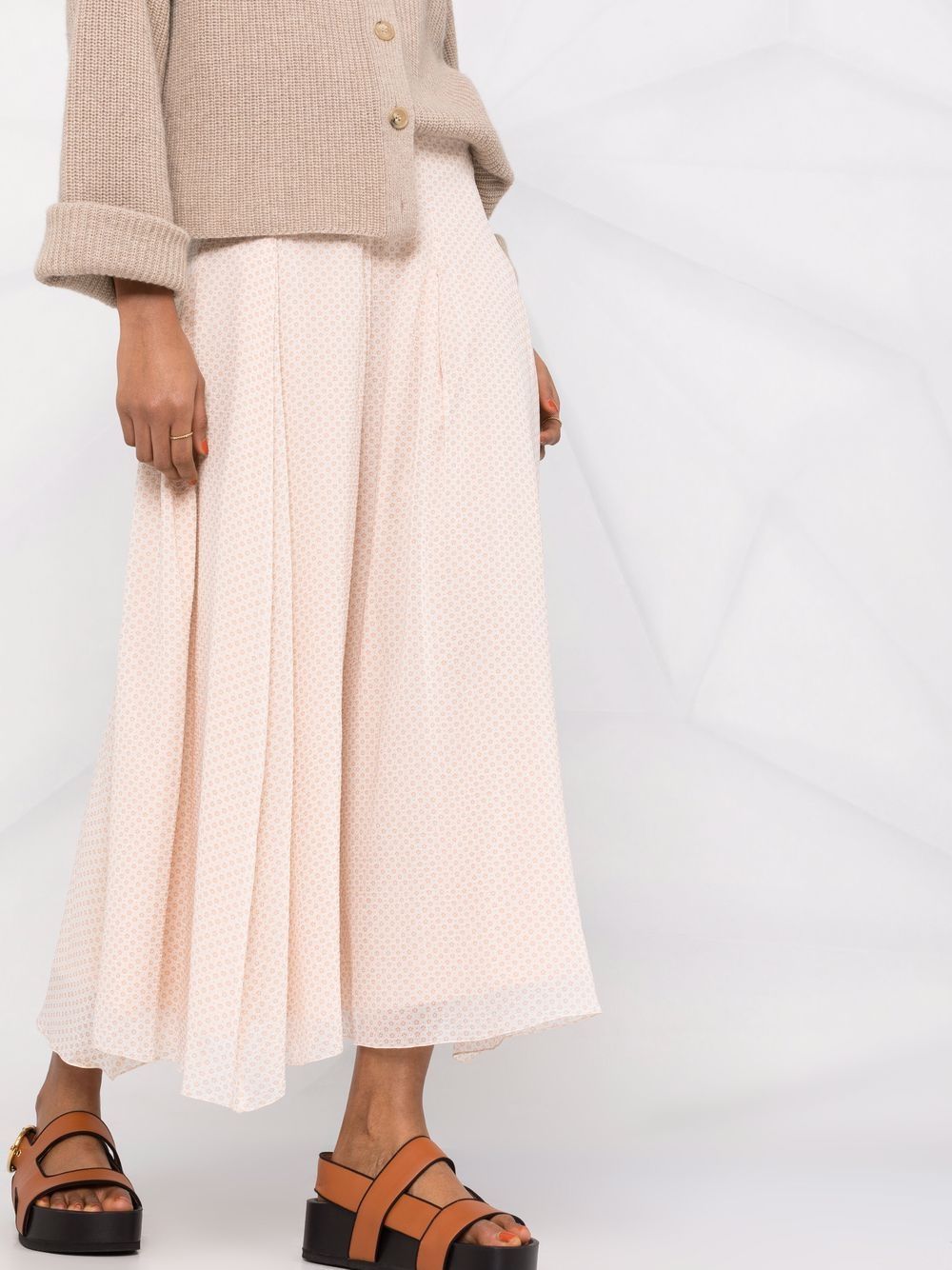 Cotton a-line skirt