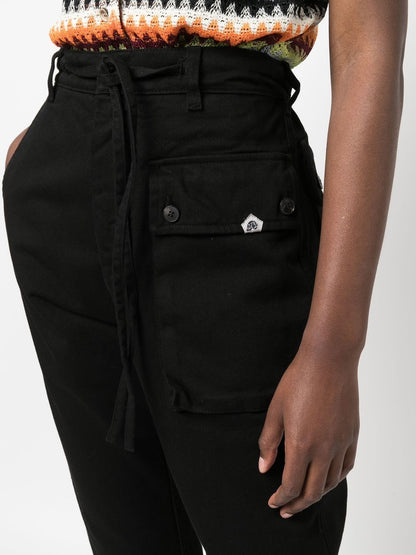 High waist trousers