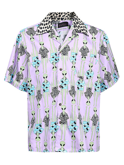 Printed cotton shirt