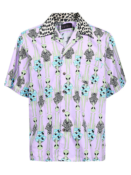 Printed cotton shirt