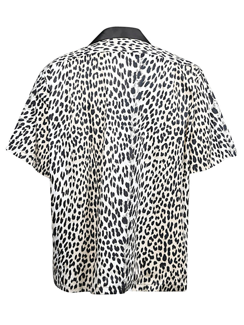 Leopard print cotton shirt