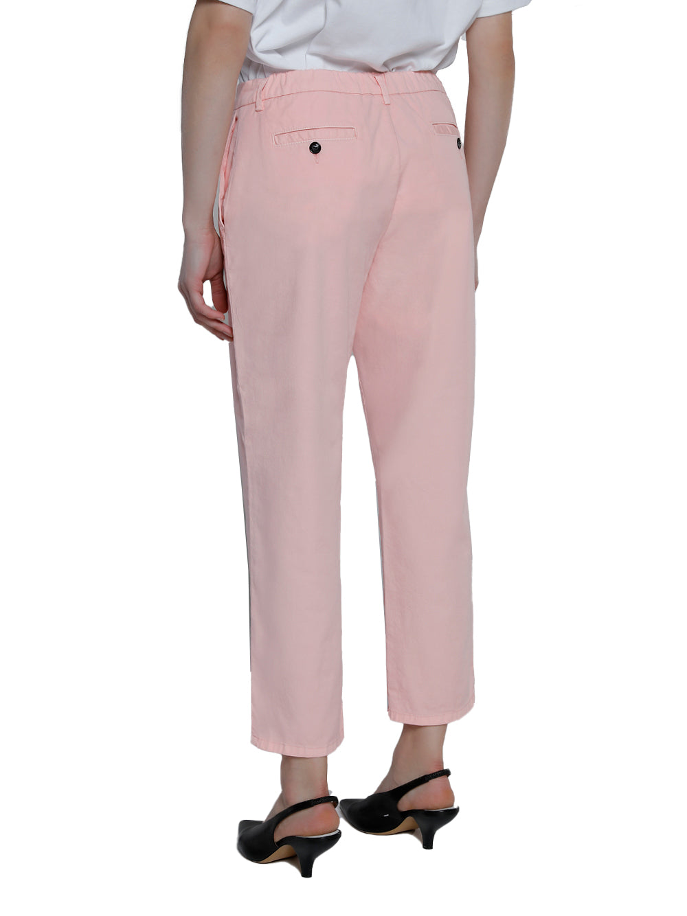 Cotton regular fit trousers