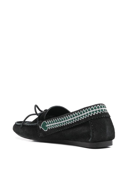 Freen embroidered loafers