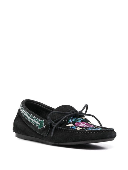 Freen embroidered loafers