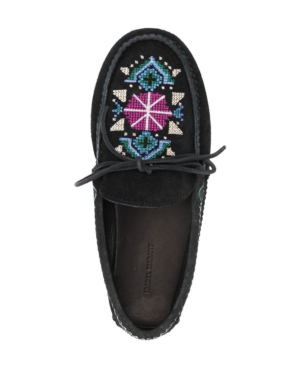 Freen embroidered loafers