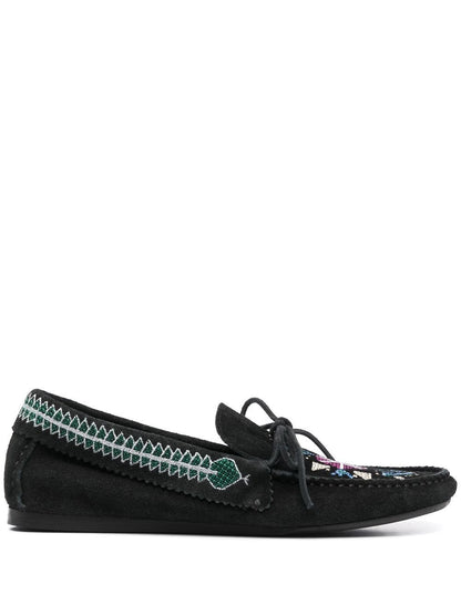 Freen embroidered loafers