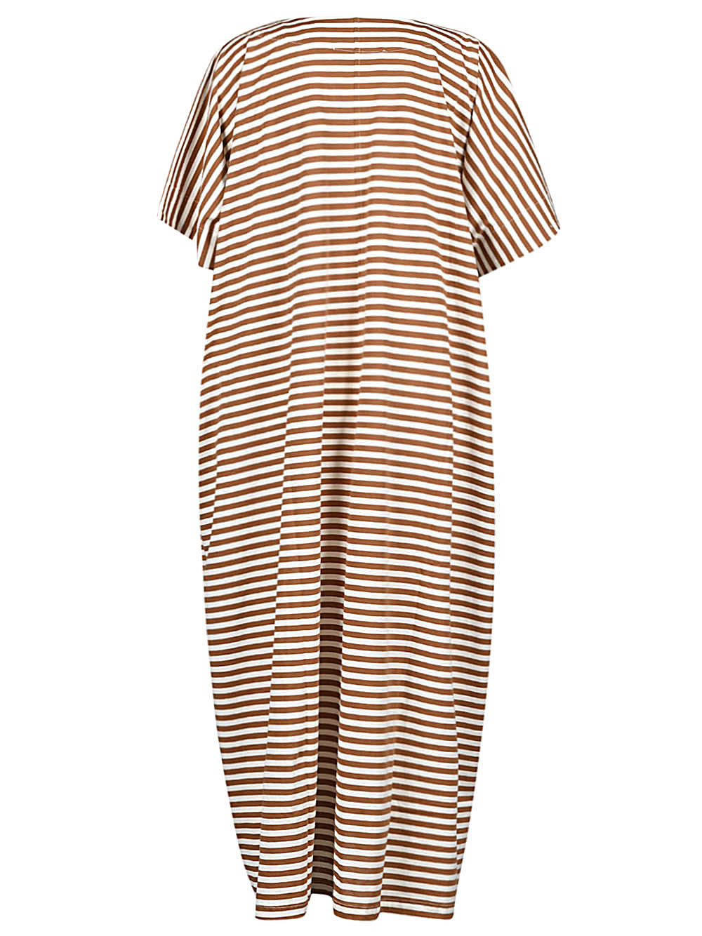 Cotton striped kaftan long dress