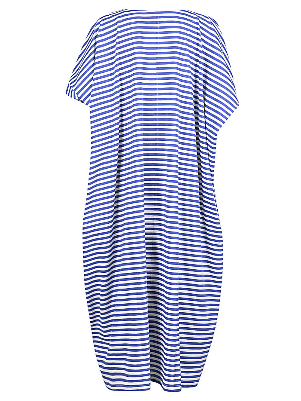 Cotton striped kaftan long dress